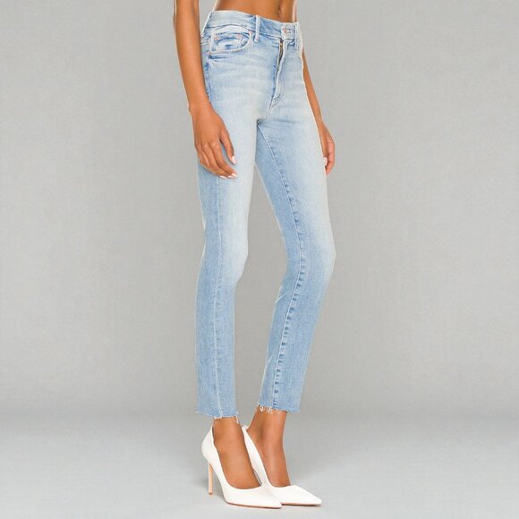 Mother High Waisted Looker Ankle Fray Size 31 - Picture 2 of 11